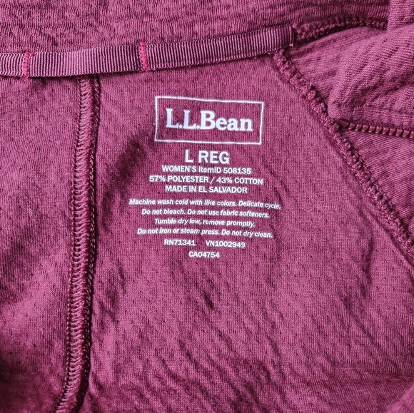 L.L.Bean Cozy Zip-up Lightweight Jacket Zip-up Gorpcore Soft Size Large - Picture 9 of 15